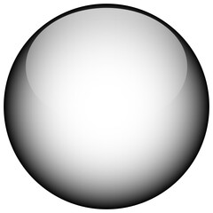 Abstract black circle transparent