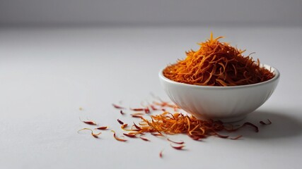 Fototapeta premium saffron in a bowl