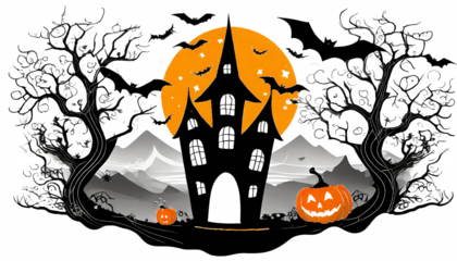 GRAPHIC ILLUSTRATION FOR HALLOWEEN