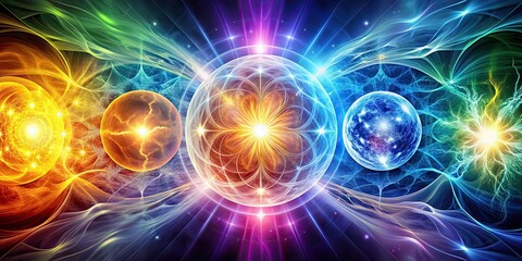 Abstract image illustrating the energy of different realms, energy, dimensions, universe, metaphysical, spiritual, ethereal