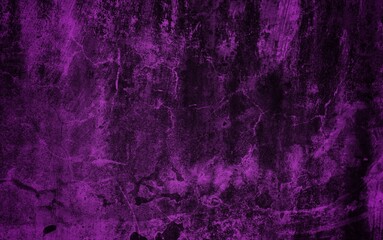 blank dark violet or purple soft grained cement stone tile texture background with dark gradient corner. abstract vignette violet or purple plaster wall background.