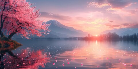 Spring Flowers Ultra High Definition Stunning Wallpaper Visuals: Diverse Artistic Inspirations from Nature, Architecture, and Abstract Design