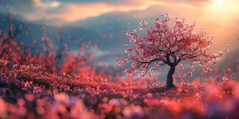 Spring Flowers Ultra High Definition Stunning Wallpaper Visuals: Diverse Artistic Inspirations from Nature, Architecture, and Abstract Design
