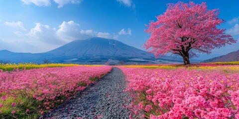 Spring Flowers Ultra High Definition Stunning Wallpaper Visuals: Diverse Artistic Inspirations from Nature, Architecture, and Abstract Design