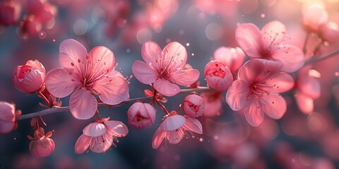 Spring Flowers Ultra High Definition Stunning Wallpaper Visuals: Diverse Artistic Inspirations from Nature, Architecture, and Abstract Design