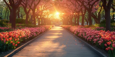 Spring Flowers Ultra High Definition Stunning Wallpaper Visuals: Diverse Artistic Inspirations from Nature, Architecture, and Abstract Design