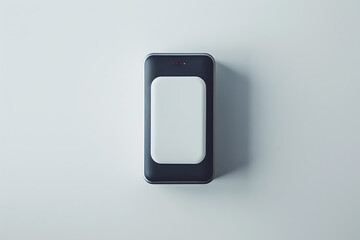 Backup charger isolated on white background.