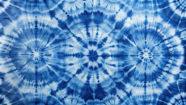 Shibori indigo Japanese fabric dyeing texture with unique organic patterns , Shibori, Indigo, Japanese, Fabric, Dyeing
