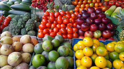 fresh fruits and vegetables for commercial and non commercial use. 