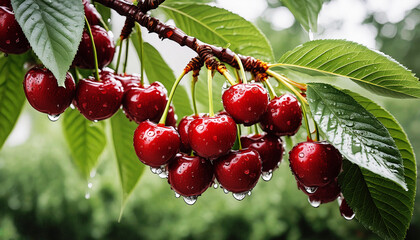 Obraz premium Sweet cherries