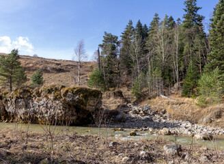 the beginning of autumn, walks in the highlands, panoramic views and the seasonal state in nature...