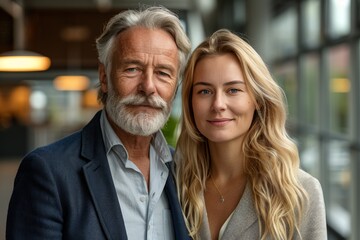 Happy Young Adults and Senior Mentors Collaborating in Technology and Coding Projects