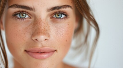 Fototapeta premium Glowing Complexion After Facial
