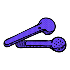 Hand drawn bluetooth speaker halftone color vector illustration