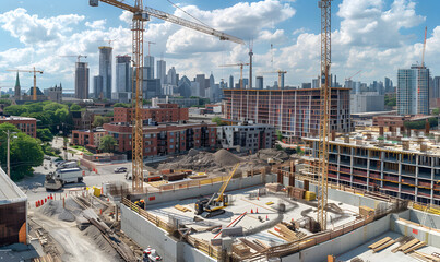 Fototapeta premium engineering and construction concept.