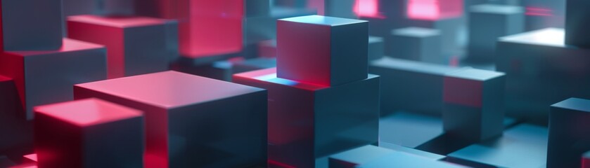 Obraz premium Futuristic AI-Assisted Product Development Session in Cool Tones Using 3D Render - Modern and Efficient Process Concept