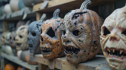 28. Halloween Day: Professional Halloween special effects warehouse, creature molds, paint station