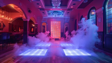 31. Halloween Day: Modern Halloween-themed nightclub, interactive LED dance floor, fog jets