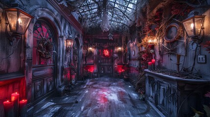 48. Halloween Day: Professional horror attraction safety inspection office, regulation manuals, incident map