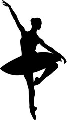 Woman Ballet Silhouette