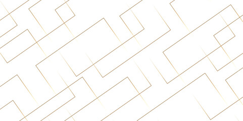 Modern minimal and clean white gold background with realistic line wave geometric circle shape, abstract white and gold colors with lines pattern texture computer geometric digital connection design .