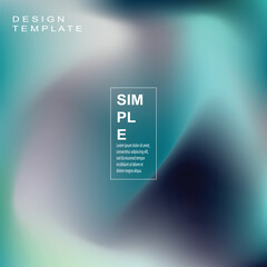 Abstract blurred gradient fluid vector background design wallpaper template
