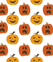 halloween seamless pattern