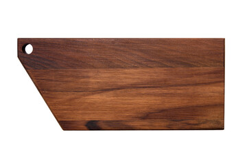 Cutting board isolated on the transparent background