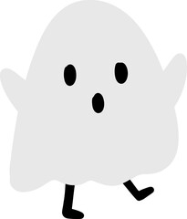 Hand drawn doodle vector illustration of Halloween | poster cover book template Icon.