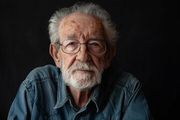 Portrait of elderly man