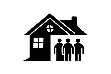 Home vector icon illustration