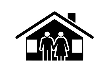 Home vector icon illustration