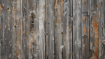 Naklejka premium An old barn board background typically features weathered wooden planks with a rustic, textured appearance, often showcasing natural wood grains and aged patina.