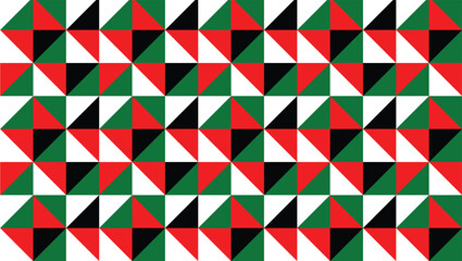 uae united arab emirates, Kuwait, jordan flag color seamless geometric pattern. vector illustration
