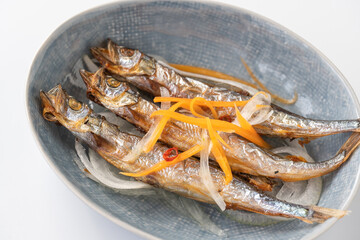 さっぱりししゃも南蛮漬け