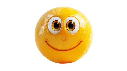 Smiling and content emoji faces, symbolize happiness and positive vibes in digital communication