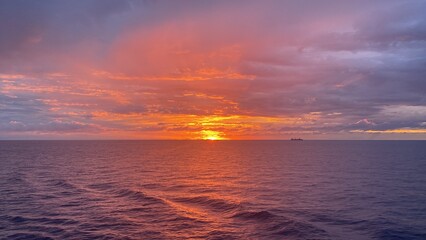 Fototapeta premium 夕焼けの海