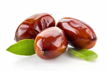 Sweet dates isolated on white