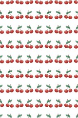 seamless pattern background with cherry