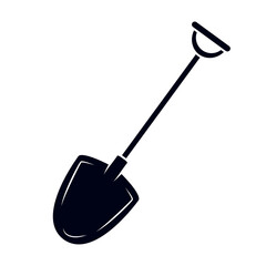 Camping Shovel Illustration