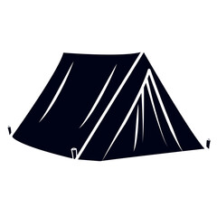 Camping Tent Illustration