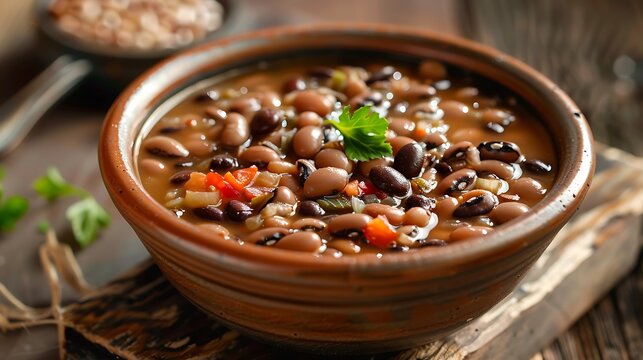 Black eyed beans lobia cooked