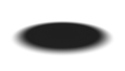 Realistic Oval Shadow PNG Transparent Background for Mockups & Design