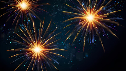 Fototapeta premium Abstract background that illustrates of an Firework explosion theme