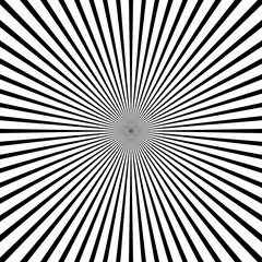 Obraz premium Black White Radial Burst Pattern PNG Transparent Background