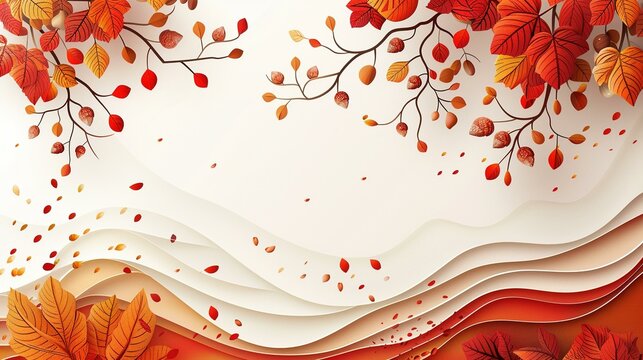 Autumnal Dance: A Symphony of Falling Foliage