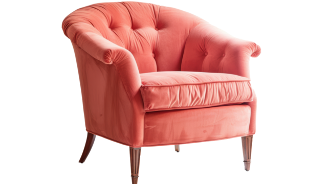 PNG Image of red sofa 