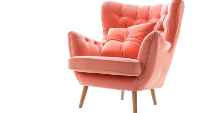 PNG Image of red sofa 