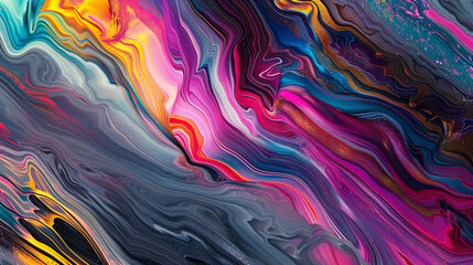 Naklejka premium a colorful swirls of paint