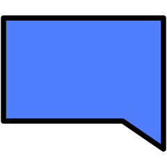 Fototapeta premium question filled line icon